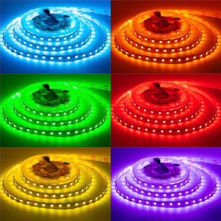 Светодиодная лента RGB 12V AVT smd5050 96LED/м IP20