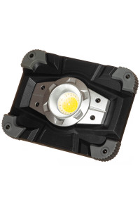 Прожектор светодиодный аккумуляторный 1LED+RED/BLUE , з USB (серый)