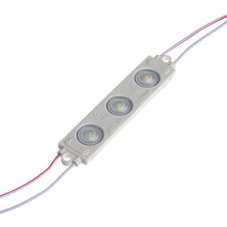 Модуль светодиодный белый 12в smd3030 3LED 1.5Вт герметичный