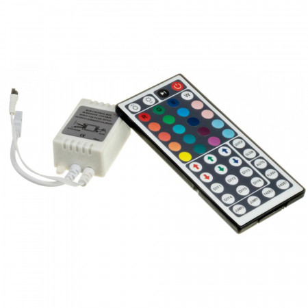 RGB контроллер 12 А 144 Вт, (IR 44 кнопки)