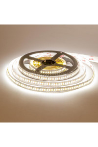 Светодиодная лента 12в теплая белая AVT smd3014 204led/м негерметичная, 1м