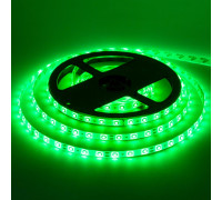 Светодиодная лента 12в зеленая smd2835 60led/м герметичная, 1м