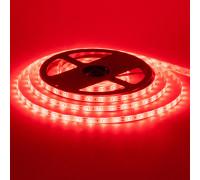 Светодиодная лента 12в красная smd2835 60led/м негерметичная, 1м