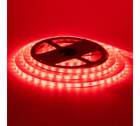 Светодиодная лента 12в красная smd2835 60led/м герметичная, 1м