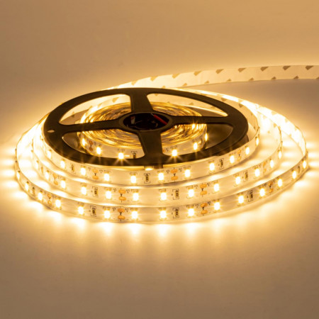 Светодиодная лента 12в белая теплая smd5730 60led/м негерметичная, 1м