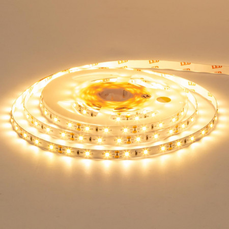 Светодиодная лента 12в Motoko теплая белая smd2835 60led/м герметичная, 1м