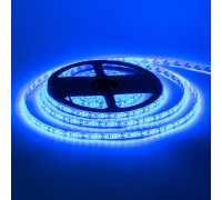 Светодиодная лента 12в синяя smd2835 120led/м негерметичная, 1м