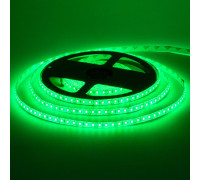 Светодиодная лента 12в зеленая smd2835 120led/м негерметичная, 1м