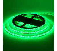 Светодиодная лента 12в зеленая smd2835 120led/м герметичная, 1м