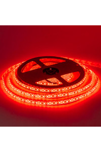 Светодиодная лента 12в красная smd2835 120led/м герметичная, 1м