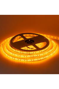 Светодиодная лента 12в желтая smd2835 120led/м негерметичная, 1м