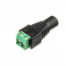 Коннектор для ленты 12В mini jack 5,5mm "мама"
