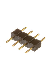 Коннектор для ленты RGB 12В 10mm "папа"+4 pin