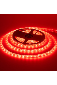 Светодиодная лента 12в красная smd5050 60led/м герметичная, 1м