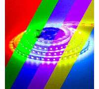 Светодиодная лента 12в rgb smd5050 60led/м негерметичная, 1м