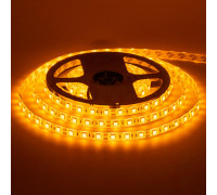 Светодиодная лента 12в желтая smd5050 60led/м герметичная, 1м