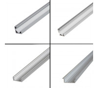 Профиль для LED лент накладной анодированный ПФ-22 2м 