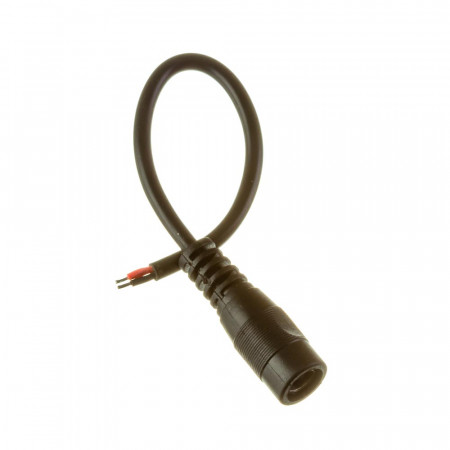 Коннектор для ленты 12В mini jack 5,5mm "мама" с проводом