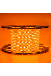 Светодиодная лента 220в оранжевая AVT smd2835 120led/m 4W/m герметичная, 1м