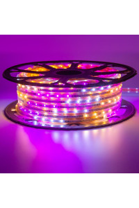 Мигающая светодиодная лента Multi-Color 220в smd2835 48led/m 6W/m герметичная, 1м