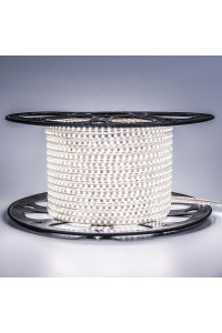 Светодиодная лента 220в белая smd2835 120led/m 12W/m герметичная, 1м