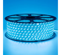 Светодиодная лента 220в синяя smd2835 120led/m 12W/m герметичная, 1м