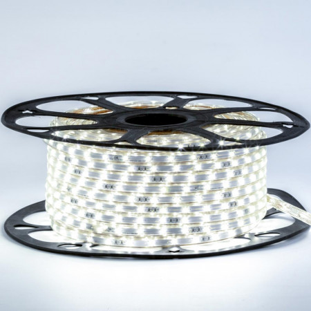 Светодиодная лента 220в нейтральная белая smd3014 120led/m 5,5W/m герметичная, 1м