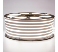 Светодиодный неон 220в холодный белый smd2835 120led/m 12W/m герметичный, 1м