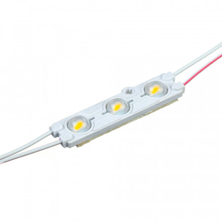 Led модуль белый теплый 12V smd5730 3LED 1.5Вт IP65