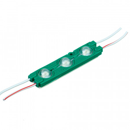 Led модуль зеленый 12V smd5730 3LED 1.5Вт IP65