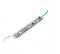 Модуль светодиодный зеленый 12в smd5050 3LED 0.72Вт герметичный