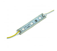 Модуль светодиодный желтый 12в smd5050 3LED 0.72Вт герметичный