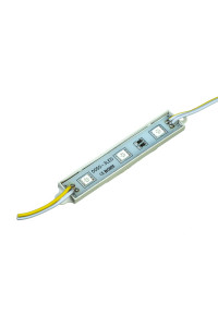 Модуль светодиодный желтый 12в smd5050 3LED 0.72Вт герметичный