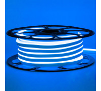 Светодиодный неон 220в синий AVT-1 smd2835 120led/m 7W/m герметичный, 1м
