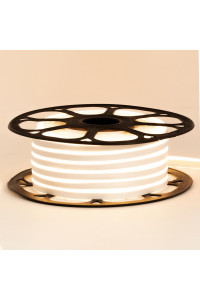 Неоновая лента светодиодная белая теплая 12V 6х12 AVT-smd2835 120LED/м 13Вт/м IP65