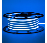 Неоновая лента светодиодная синяя 12V 6х12 AVT-smd2835 120LED/м 11 Вт/м IP65
