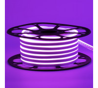Светодиодный неон 12в фиолетовый smd2835 120led/m 6W/m 8*16 PVC герметичный, 1м