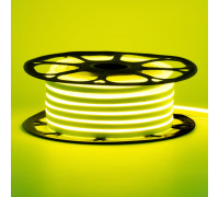 Светодиодный неон 220в лимонный желтый AVT-1 smd2835 120led/m 7W/m герметичный, 1м