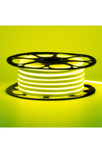 Светодиодный неон 220в лимонный желтый AVT-1 smd2835 120led/m 7W/m герметичный, 1м