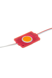 Led модуль красный 12V СОВ круглый 1LED 2,4Вт IP65