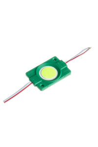 Модуль светодиодный зеленый СОВ 12в 1LED 2.4Вт круг герметичный