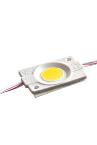 Led модуль желтый 12V СОВ круглый 1LED 2,4Вт IP65