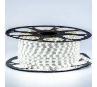 Светодиодная лента 220в белая smd2835 48led/m 6W/m герметичная, 1м