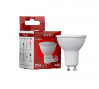 Светодиодная лампа 5вт sivio нейтральная белая GU10 4100K MR16