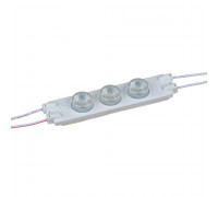 Модуль инжекторный светодиодный белый холодный 12в smd3030 3LED 1.6Вт герметичный