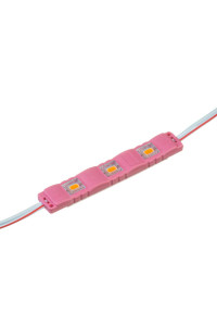 Модуль светодиодный розовый 12в smd5730 3LED 1.5Вт герметичный