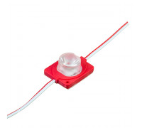 Led модуль инжекторный красный 12V smd3030 1LED 1.5Вт IP65