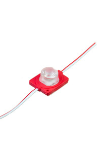Led модуль инжекторный красный 12V smd3030 1LED 1.5Вт IP65