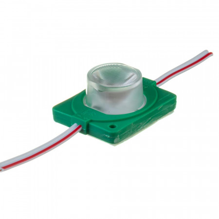 Led модуль инжекторный зеленый 12V smd3030 1LED 1.5Вт IP65