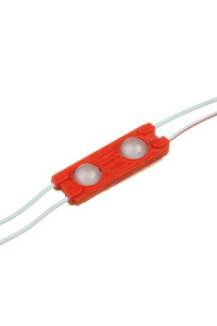 Модуль 12V МТК красный 2led smd5730 1Вт IP65